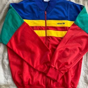 Rare vintage adidas 80-90’s colorblock track jacket